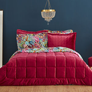 Karaca Home Audrey Çift Kişilik Luxury Comfort Set Fuşya görseli 1
