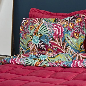 Karaca Home Audrey Çift Kişilik Luxury Comfort Set Fuşya görseli 7