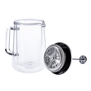 Emsan Double Glass French Press 350 ml görseli 5