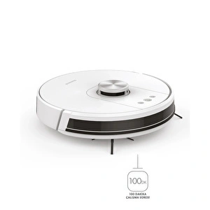 Homend Alex Laser Pro 1286H Moplu ve Haritalamalı Akıllı Robot Süpürge Beyaz Silver görseli 2