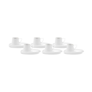 Karaca Hazan 6 Kişilik İkramlıklı Kahve Fincan Takımı 80 ml