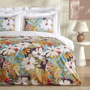 Karaca Home Lumire %100 Pamuk Tek Kişilik Nevresim Takımı Multicolor  görseli 2