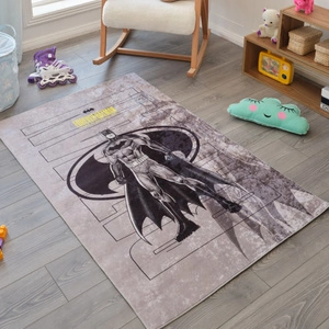 Kaşmir Halı Dekoratif Art Cocuk/Genc Batman 100x150 cm görseli 1