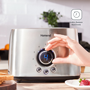 Homend Breadfast 1502h 2 Dilim Kapasiteli Ekmek Kızartma Makinesi görseli 5