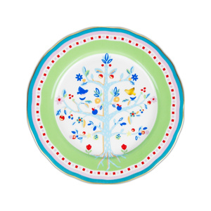 Baci Milano Mamma Mia Ağaç Desenli Yemek Tabağı 28 cm görseli 1