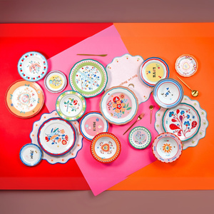 Baci Milano Mamma Mia Ağaç Desenli Yemek Tabağı 28 cm görseli 3