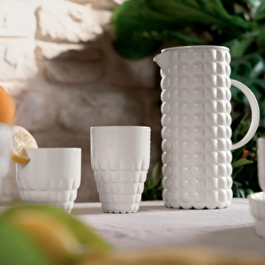 Guzzini Tiffany Uzun Bardak 510 ml Krem görseli 2