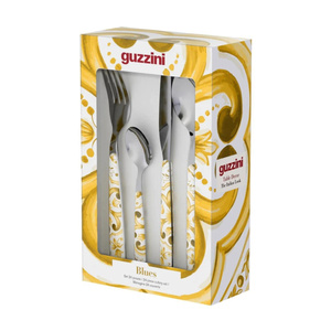 Guzzini Blues 6 Kişilik 24 Parça Çatal Kaşık Bıçak Takımı Sarı görseli 2