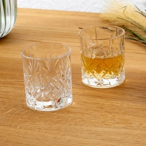 RCR Melodia Yüksek Kalite Cam 6'lı Kahve Yanı Bardak Seti 80 ml görseli 6