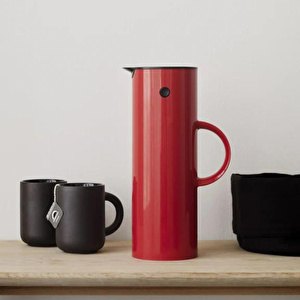 Stelton EM77 Karaf Termos 1 L Kırmızı görseli 2