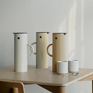 Stelton EM77 Karaf Termos 1 L Bej görseli 2