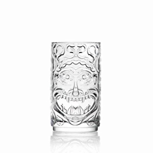 RCR Tiki Etruria Yüksek Kalite Cam 4'lü Meşrubat Bardağı Seti 450 ml görseli 2