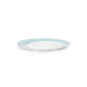 Karaca New Romantic İnce Çizgili Pasta Tabağı 21 Cm Yeşil görseli 5