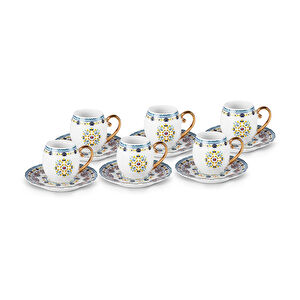 Karaca Valensiya 6 Kişilik Kahve Fincanı 90 Ml görseli 1