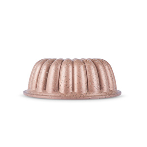 Karaca Lina Dilimli Rosegold Döküm Kek Kalıbı 25,5 cm görseli 10