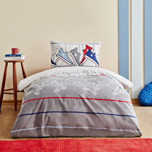 Karaca Home Young Barton %100 Pamuk Tek Kişilik Nevresim Takımı Fitted  görseli 1