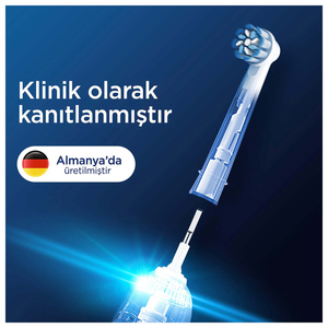 Oral B Sensitive Clean 2'li Diş Fırçası Yedek Başlığı EB60 Beyaz görseli 7