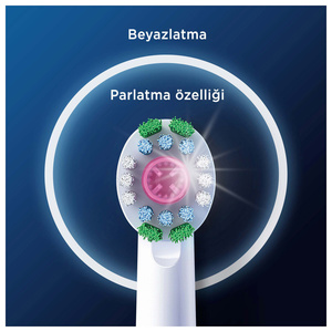 Oral B Clean Maximiser Precision Clean 2'li Diş Fırçası Yedek Başlığı EB20 Beyaz görseli 4