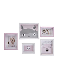 Karaca Home Happy Girl 5li Çerçeve Seti görseli 1