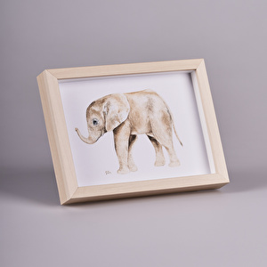 Karaca Home Fil Güç Ve Bilgelik Sekans Tablo 15x20cm görseli 1