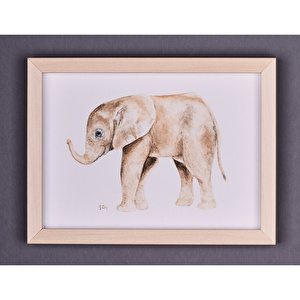 Karaca Home Fil Güç Ve Bilgelik Sekans Tablo 15x20cm görseli 2