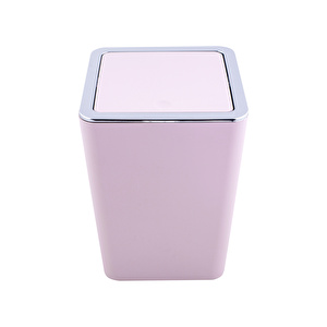 Karaca Home Pudra/Gümüş 5 Parça Kare Banyo Seti görseli 4