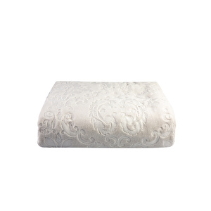 Karaca Home Rauqel Best Gri Çift Kişilik Pano Embosy Battaniye görseli 1
