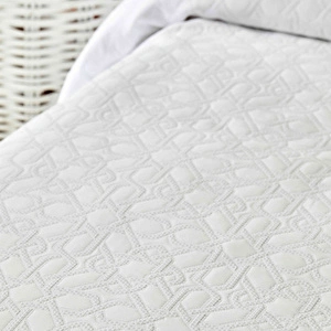 Karaca Home Back To Basic Beyaz Çift Kişilik Yatak Örtüsü görseli 3