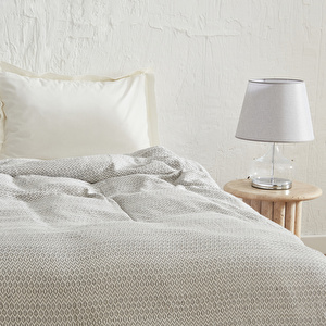 Karaca Home Levi Açık Gri Çift Kişilik Pike