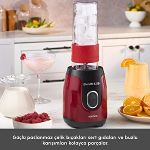 Karaca Blendfit Go Personal Kişisel Smoothie Blender Red görseli 7