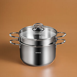 Karaca Mutfaksever İndüksiyon Tabanlı Çelik Midye Tenceresi 20 Cm