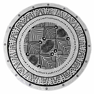 Karaca Home Circle Aramis Baskılı Halı 100x100cm görseli 2