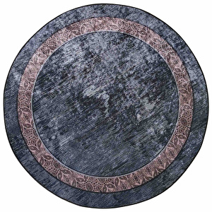 Karaca Home Circle Mess Baskılı Halı 100x100cm görseli 2