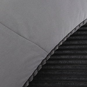 Karaca Home Joena Siyah Çift Kişilik Soft Yatak Örtüsü  görseli 8