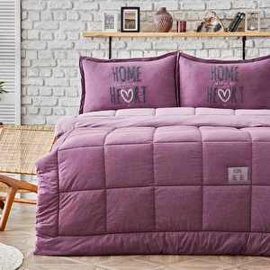 Karaca Home Softy Lila Tek Kişilik Cotton Comfort  görseli 1