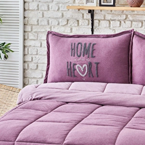 Karaca Home Softy Lila Tek Kişilik Cotton Comfort  görseli 2