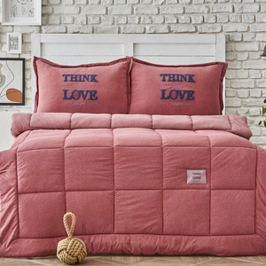 Karaca Home Softy Kırmızı Tek Kişilik Cotton Comfort Uyku Seti görseli 1