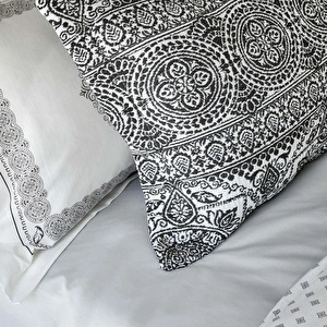 Karaca Home Bonar Siyah Çift Kişilik Pamuk Winter Set görseli 7