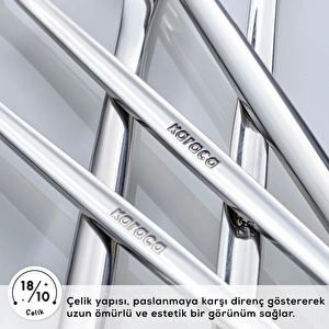 Karaca Orion Platin 6 Kişilik 30 Parça Çatal Kaşık Bıçak Takımı görseli 5