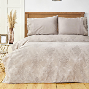 Karaca Home Laurel Vizon Dantelli Pamuk Private Pike Set görseli 1