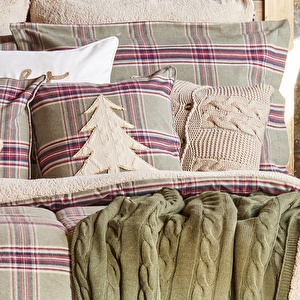 Karaca Home Woodland Yeşil Çift Kişilik Cozy Comfort Set görseli 2