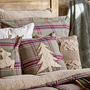 Karaca Home Woodland Yeşil Çift Kişilik Cozy Comfort Set görseli 4