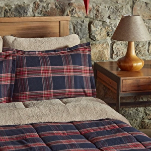 Karaca Home Woodland Lacivert Çift Kişilik Cozy Comfort Uyku Seti görseli 5