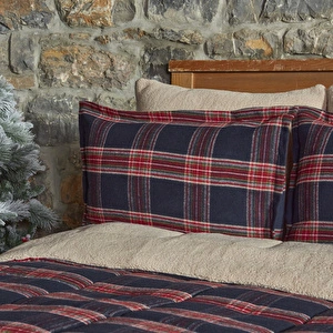 Karaca Home Woodland Lacivert Çift Kişilik Cozy Comfort Uyku Seti görseli 6