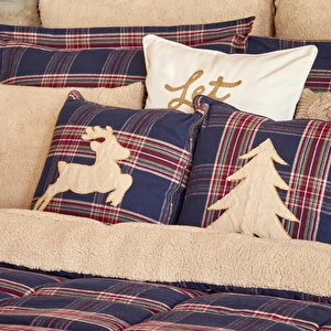 Karaca Home Woodland Lacivert Çift Kişilik Cozy Comfort Uyku Seti görseli 14