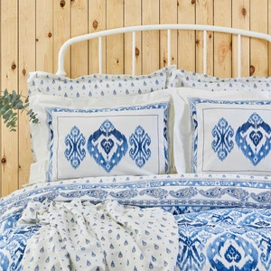 Karaca Home Melina %100 Pamuk Çift Kişilik Pike Hediyeli Nevresim Takımı görseli 2