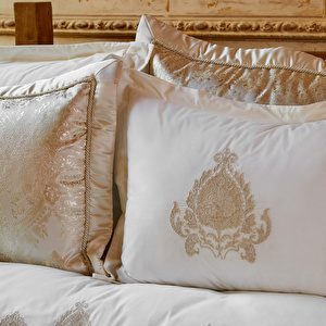 Karaca Home İlona Gold Çift Kişilik Yatak Örtüsü Seti görseli 2