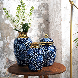 Karaca Home Blue White Neva Küp 29 cm görseli 2