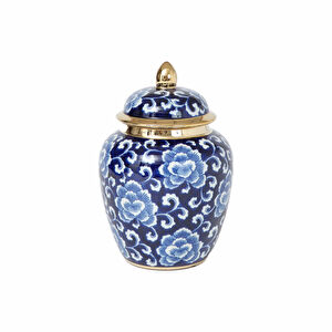 Karaca Home Blue White Neva Küp 29 cm görseli 1