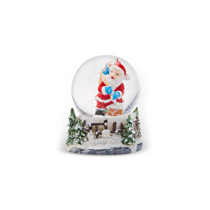 Karaca Home New Year Yılbaşı Santa Yılbaşı Kar Küresi görseli 4